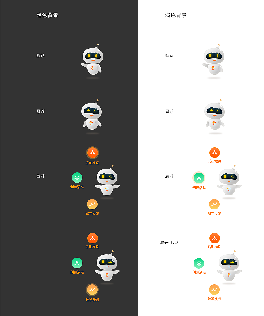 网页悬浮图标设计