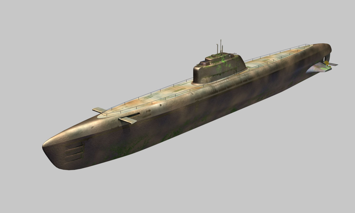 u522潜艇图片