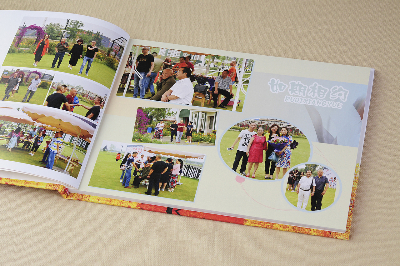 杭州30年同学聚会纪念册设计制作-高端定制聚会纪念册