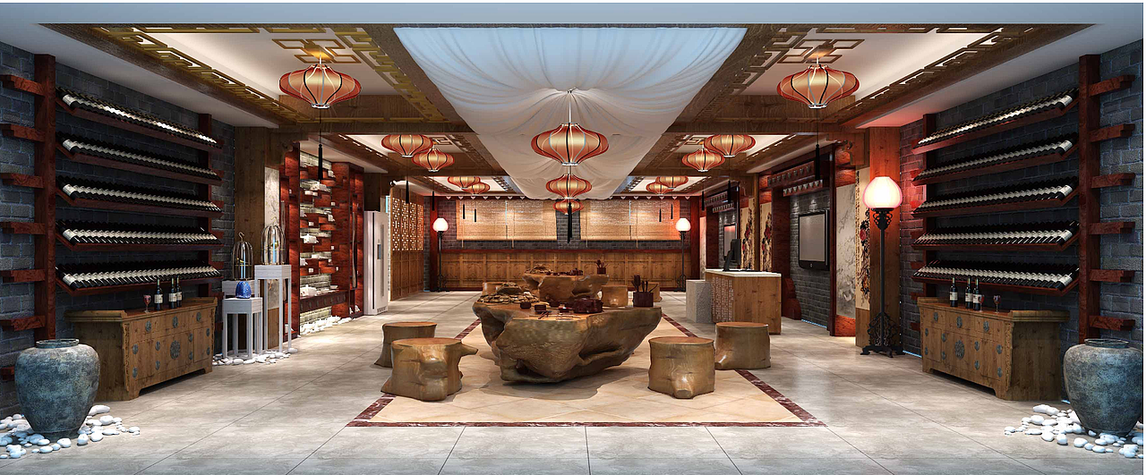 酒庄（图ZMTM5ODI3MzA0） - 家装设计 - 站酷设计师1992效果图琦琦原创素材 - 站酷ZCOOL
