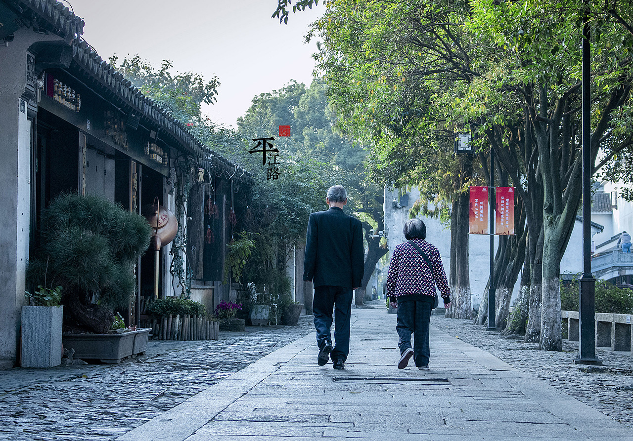 苏州平江路的清晨