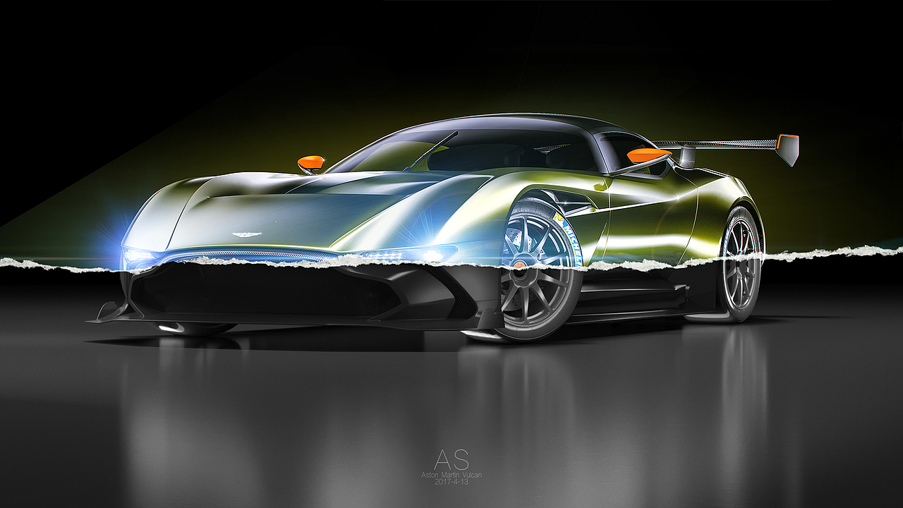 Aston Martin Vulcan渲染