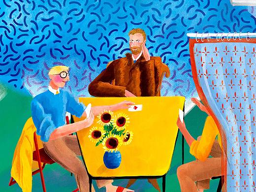 《致敬大师系列1:大卫·霍克尼David Hockney》