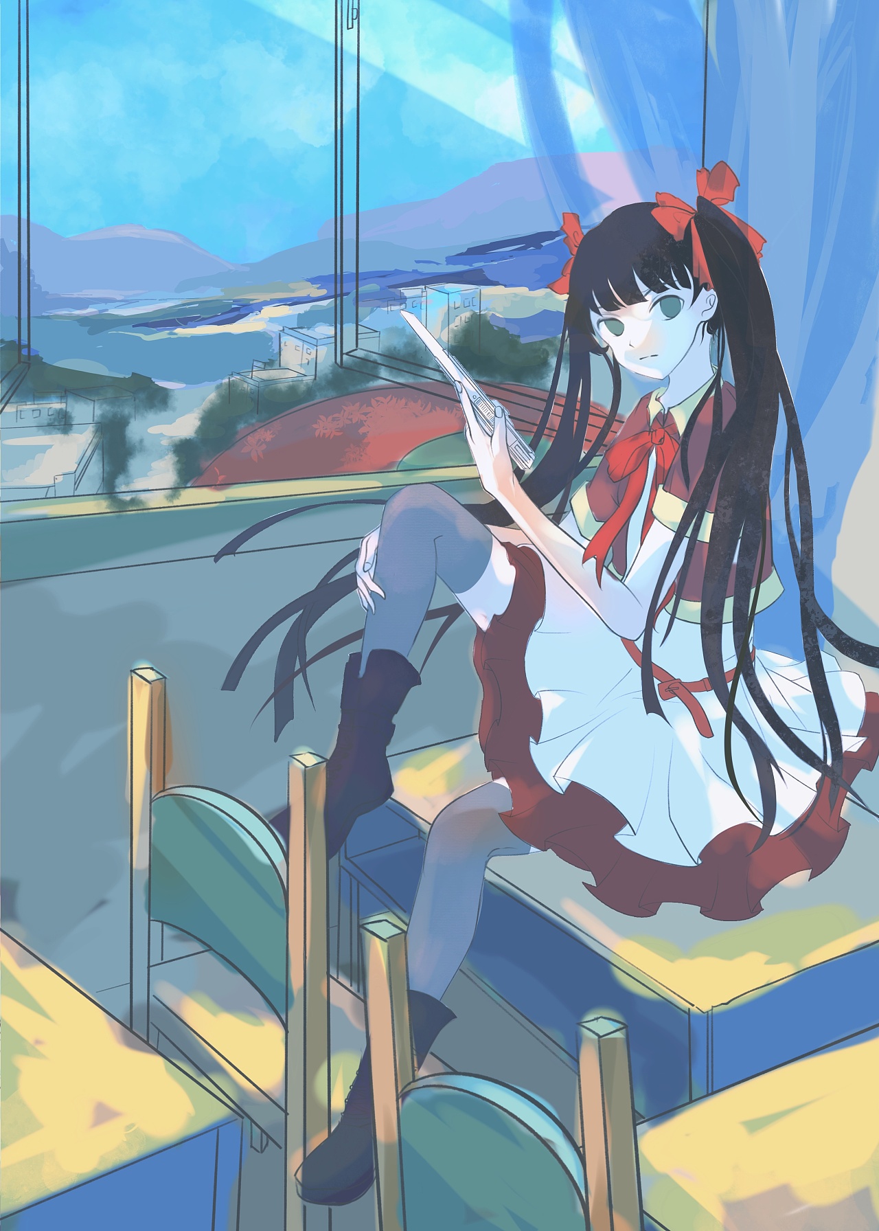 清晨的不良少女