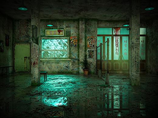 密室场景建模渲染