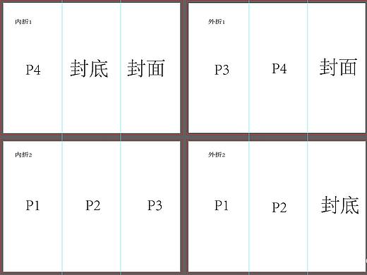 DM三折页