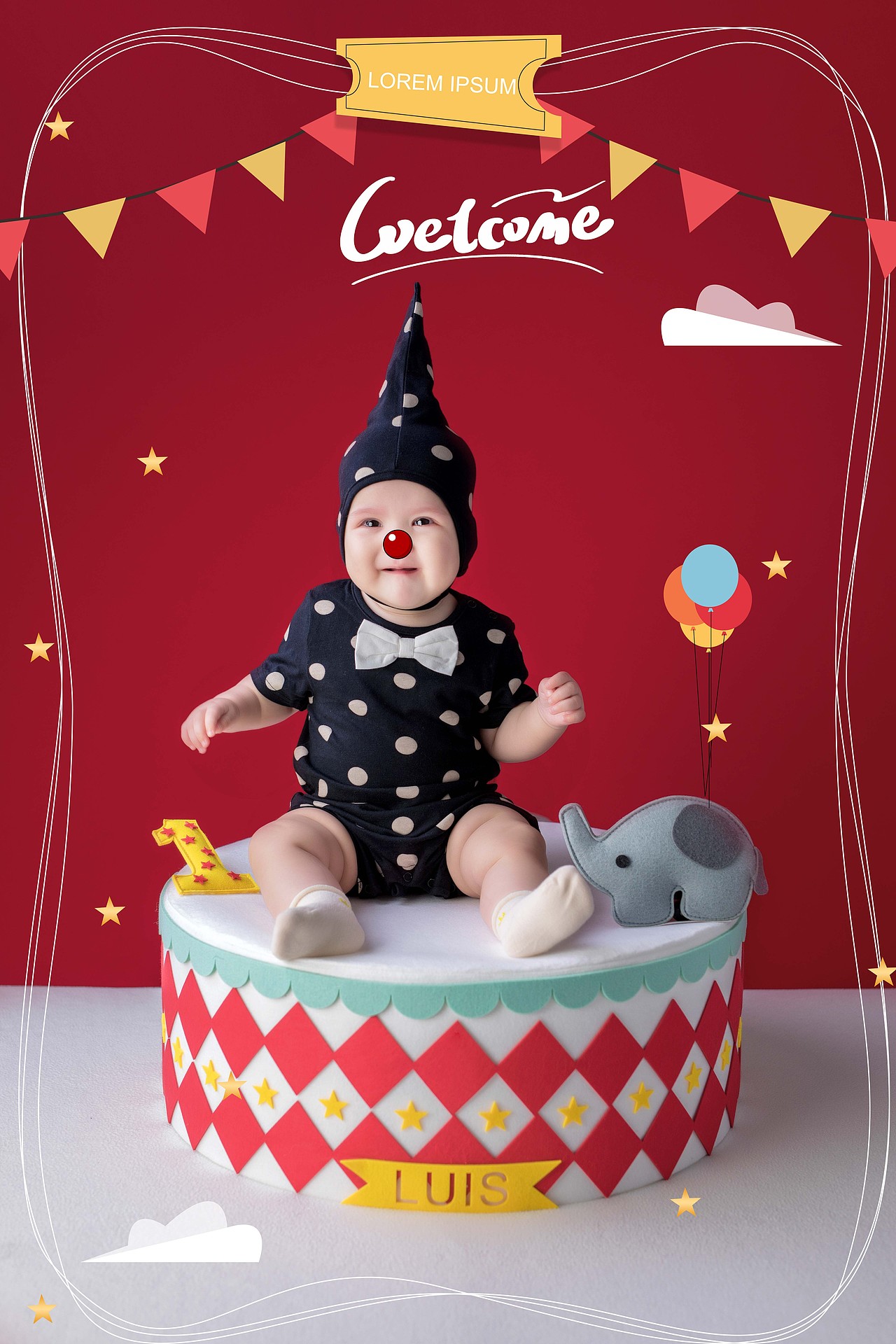 百天女孩场景服装