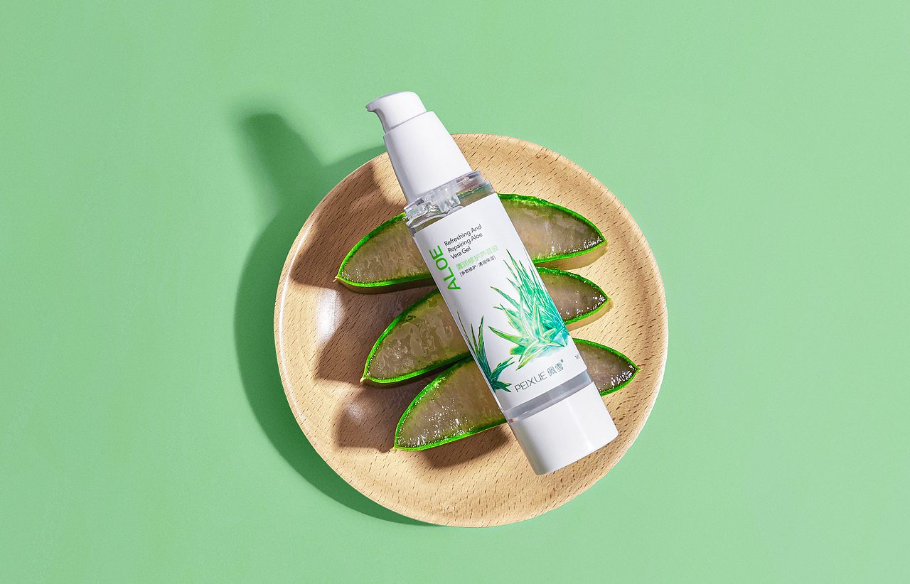 佩雪芦荟胶 化妆品拍摄,产品摄影