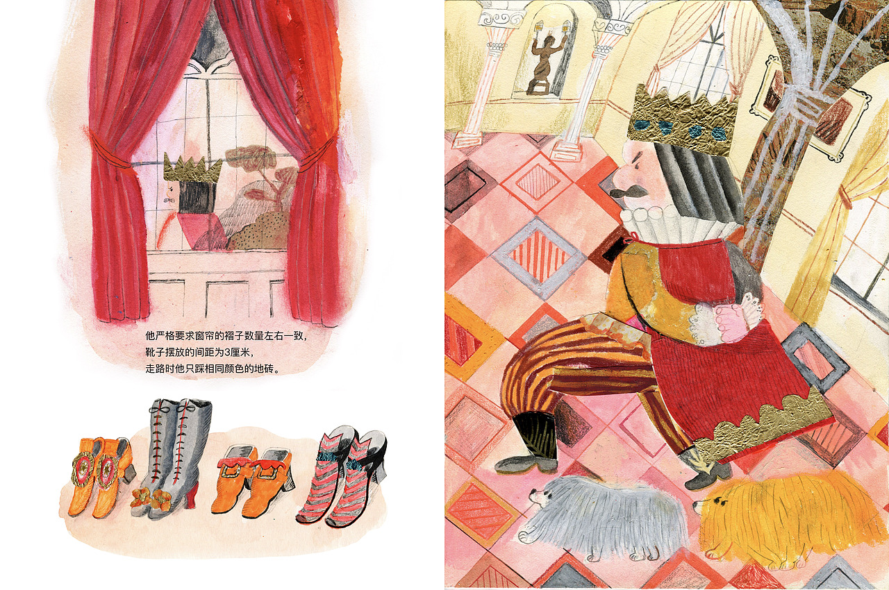 原创绘本《强迫症国王》（图ZMjA3MTgyMzUy） - 绘本 - 站酷设计师阙静原创素材 - 站酷ZCOOL