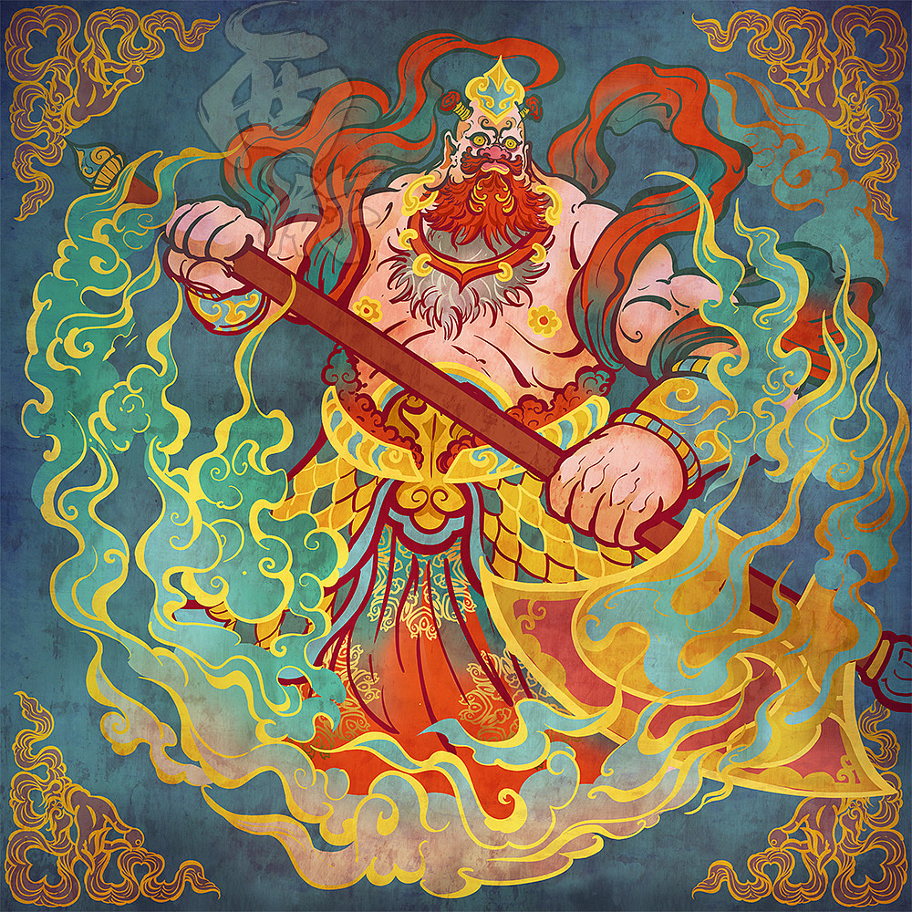 西游降魔图 产品项目图（图ZMjg2NTI4NjEy） - 艺术插画 - 站酷设计师椿树工作室原创素材 - 站酷ZCOOL