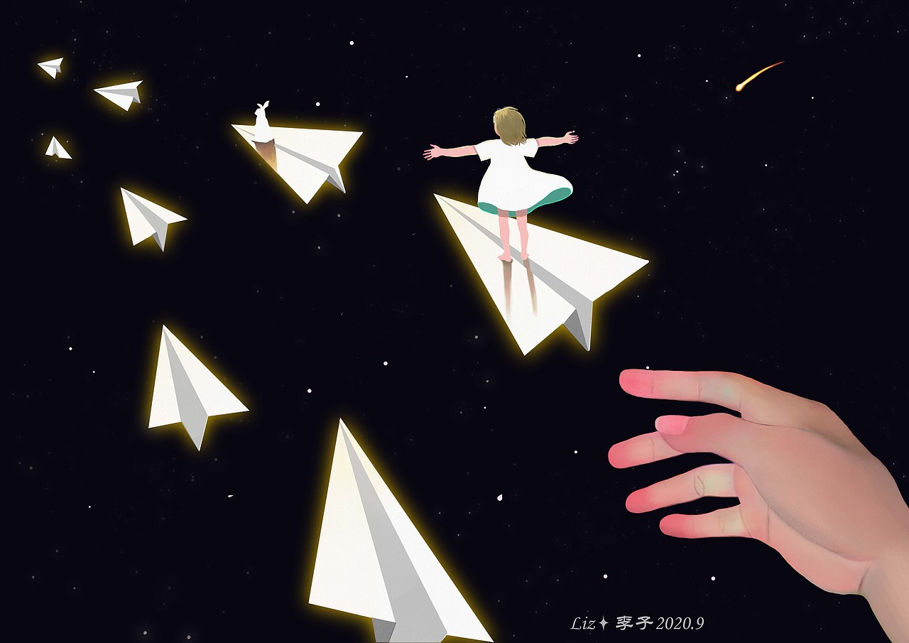 光年之外（图ZMjI2Njg0MzAw） - 商业插画 - 站酷设计师步里里BULILI原创素材 - 站酷ZCOOL