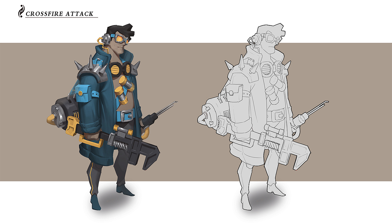 冲锋对决（图ZMTA3MzAwNDQw） - 创作习作 - 站酷设计师漫星人原创素材 - 站酷ZCOOL