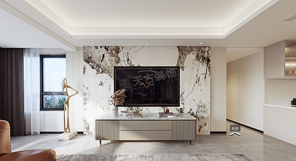 龙湖景粼玖序装修,大平层装修公司,天古设计师李立刚