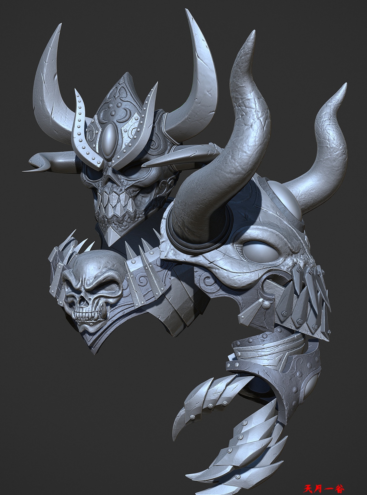 影魔 三维模型设计 - 原创作品 - 站酷(zcool)