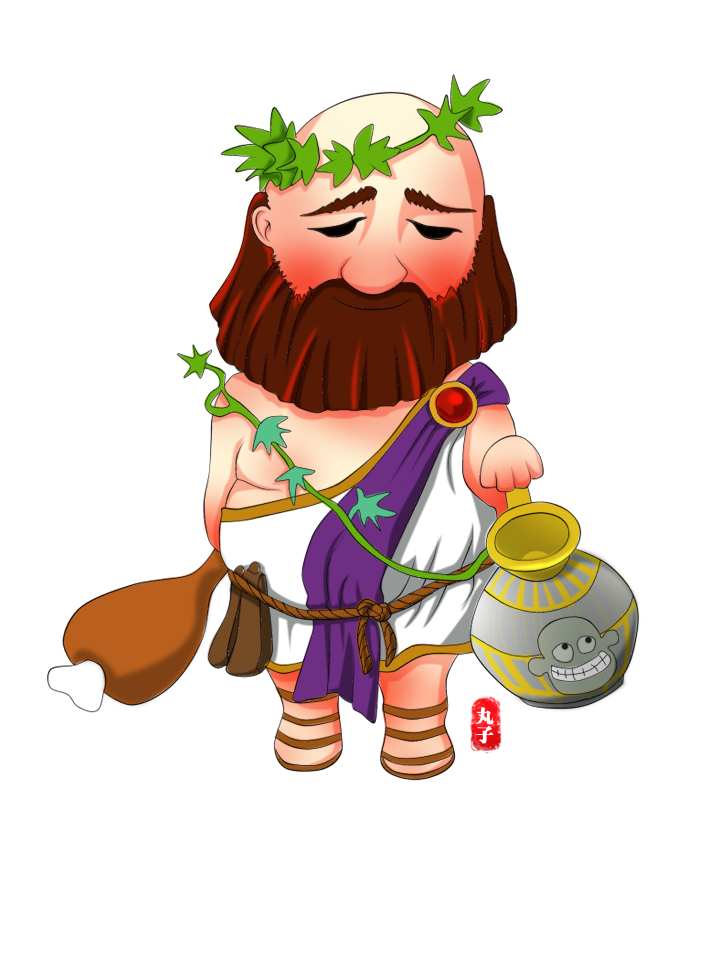 又赶末班车了,这是一只大酒鬼啊,还没画完