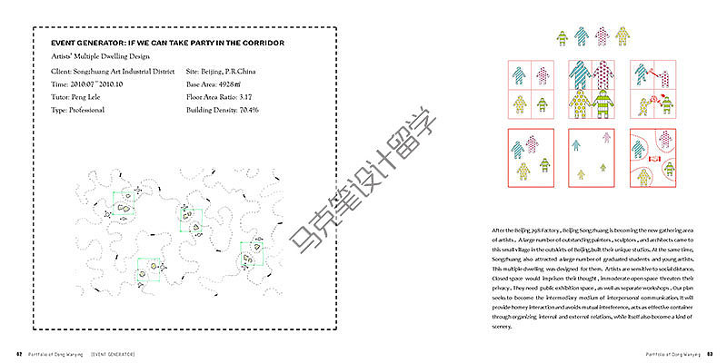 [案例精选]建筑设计留学作品集案例（图ZODYzMzEzOTI=） - 建筑设计 - 站酷设计师马克笔设计留学原创素材 - 站酷ZCOOL