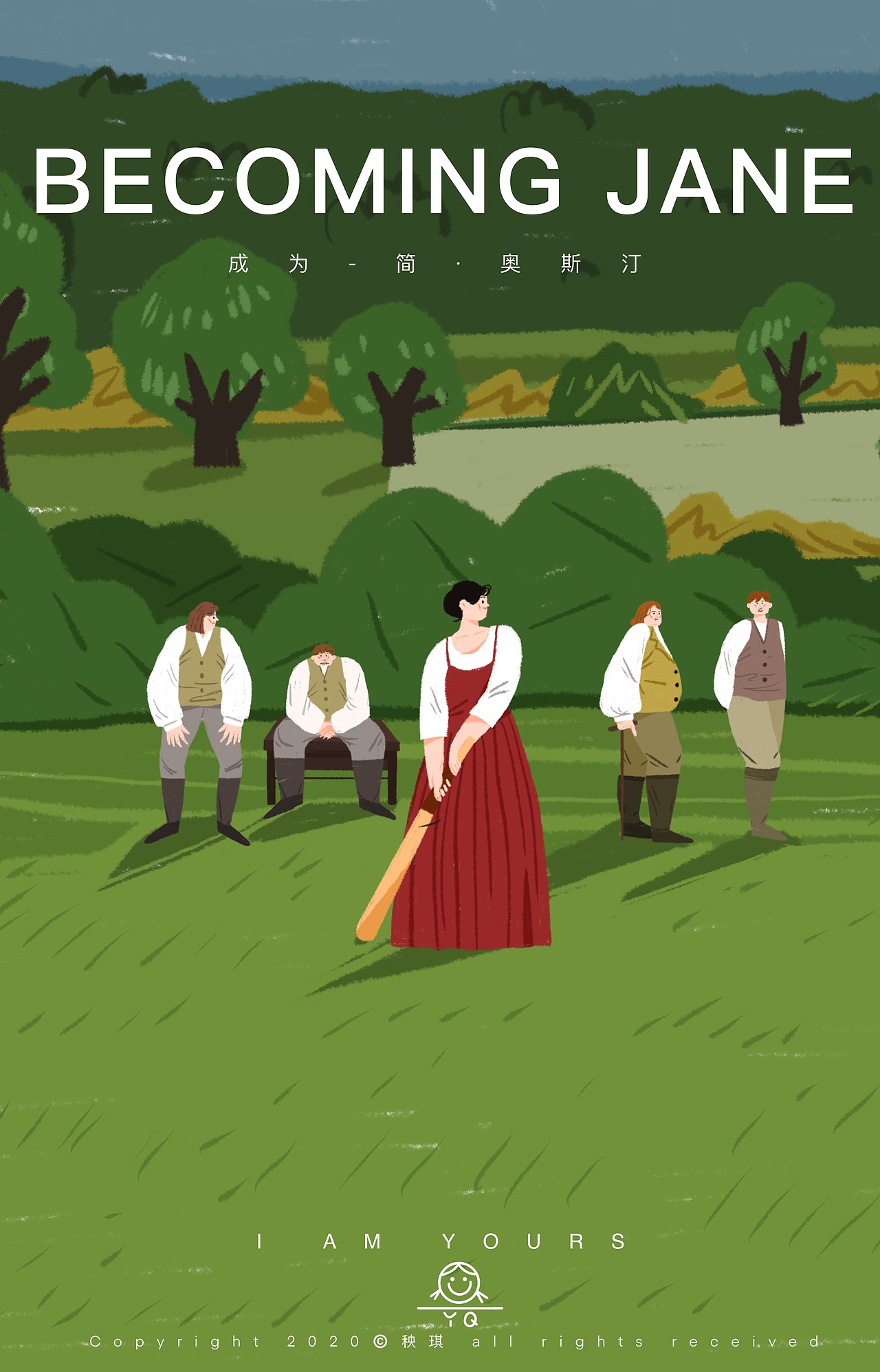 近期的电影系列插画