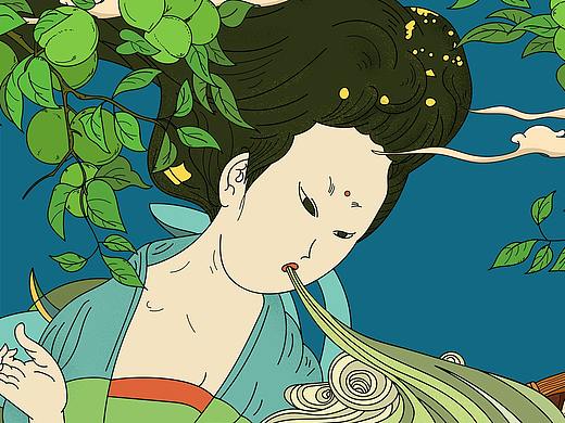 东方传统插画设计