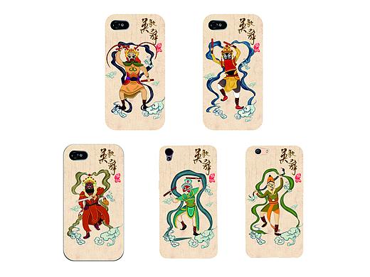 《毕业作品之插画潮汕英哥舞VI》