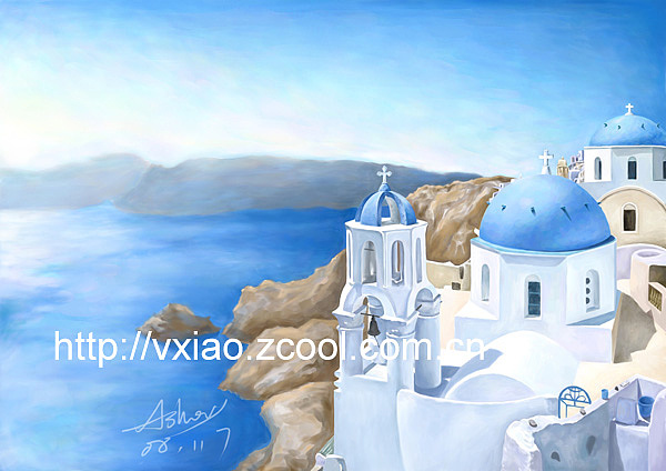 爱琴海之梦系列插画