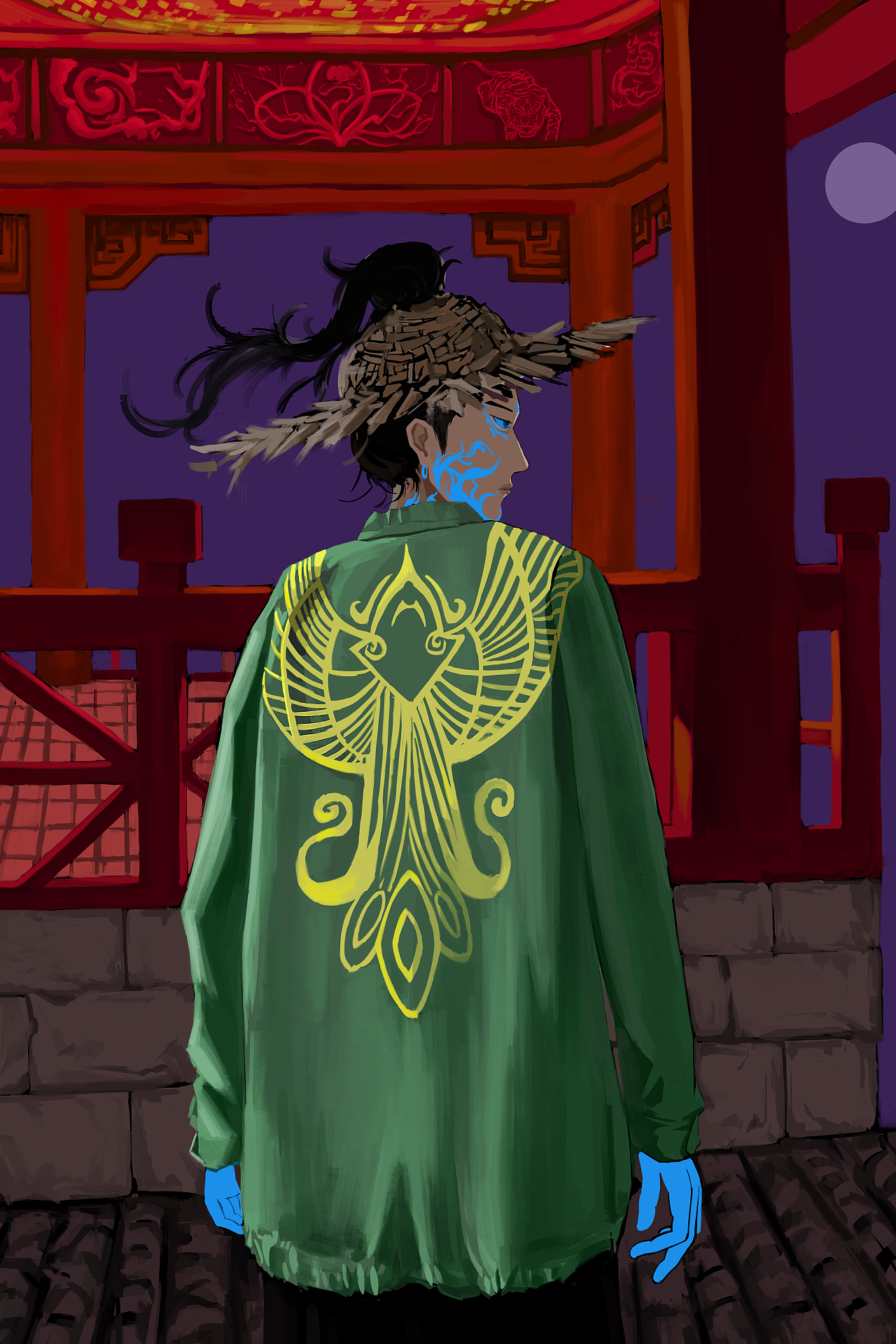 国潮（图ZMzAyMDQ0MTIw） - 新锐潮流插画 - 站酷设计师南野小画师原创素材 - 站酷ZCOOL