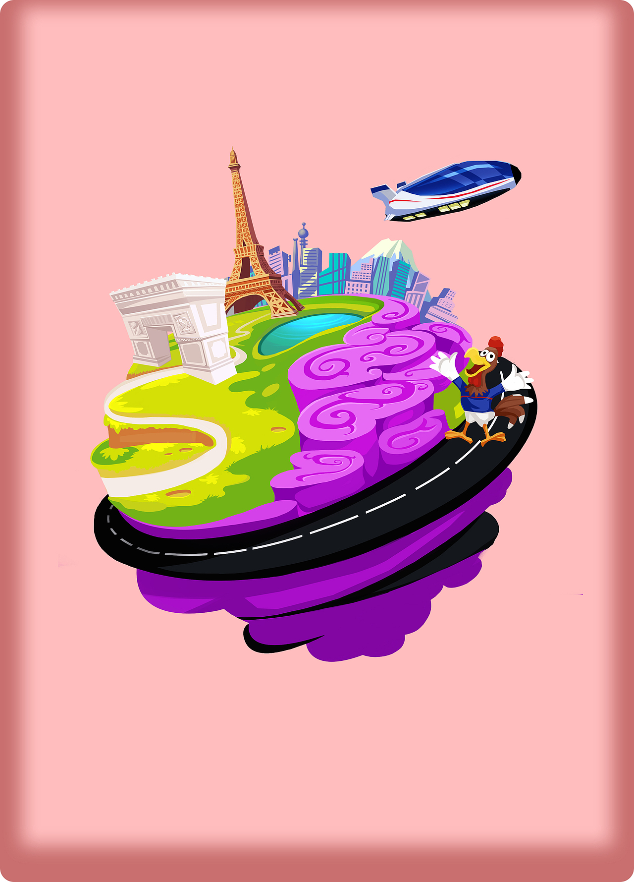 浪漫之都（图ZNDY0MjMzNDA=） - 图案 - 站酷设计师曼斯基_222原创素材 - 站酷ZCOOL