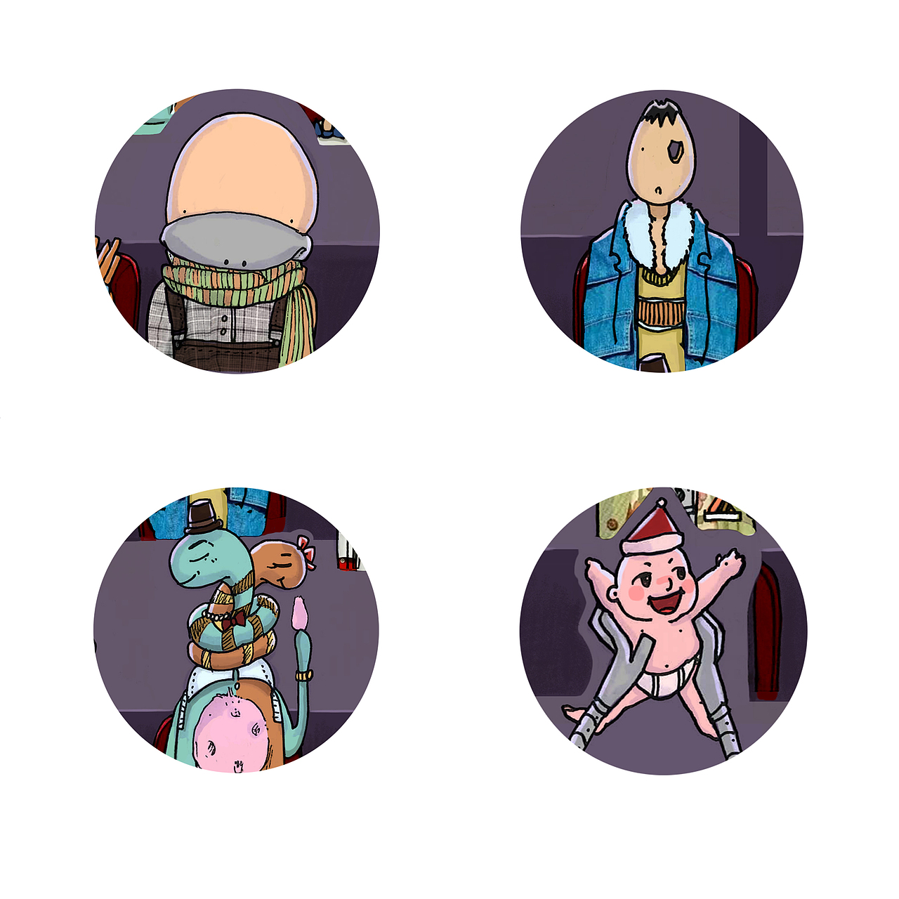 穿过人潮去看场电影吧