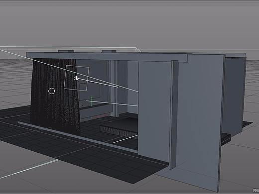 C4D 室内渲染