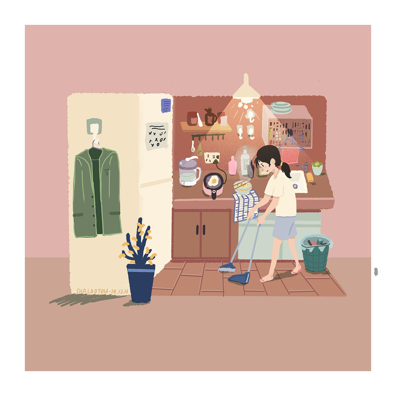 日常插画（图ZMTg5MzE0NjM2） - 创作习作 - 站酷设计师沙子的前半生原创素材 - 站酷ZCOOL