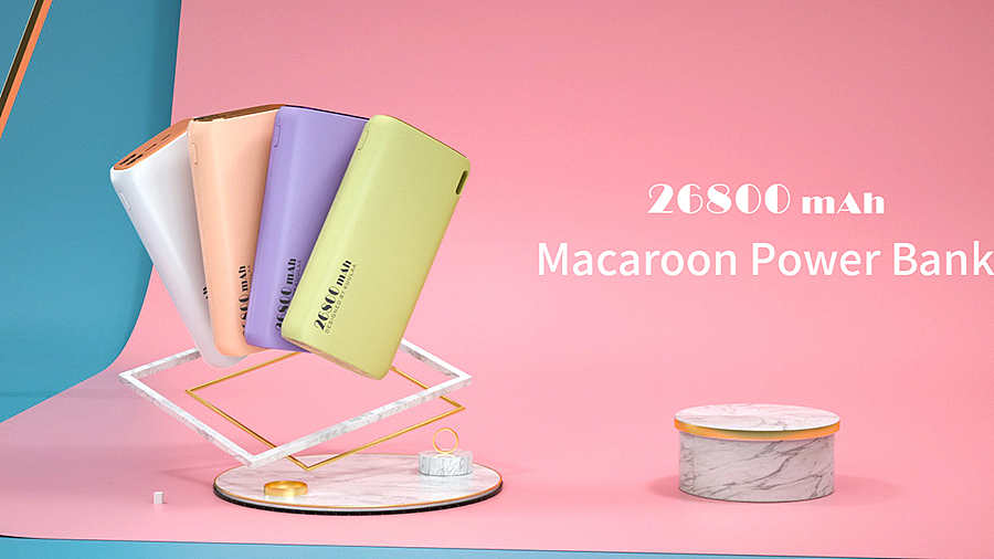 充电宝视频-产品三维动态渲染