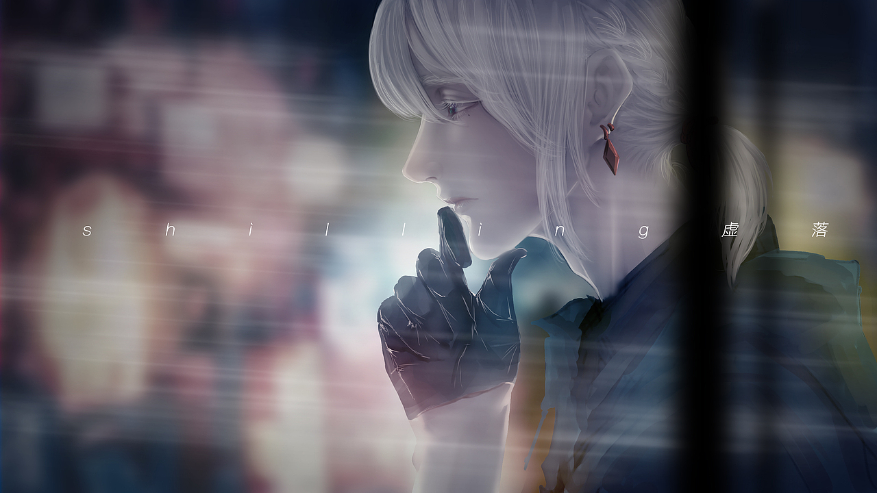 插画|《他只是经过》