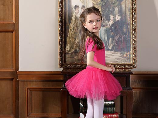 电商服饰拍摄童装拍照芭蕾舞蹈服拍摄模特摄影网拍