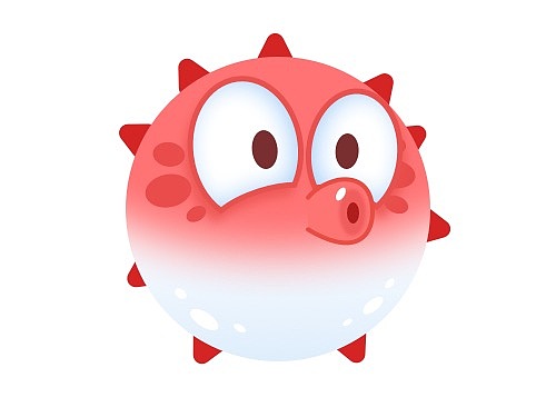 动效-愤怒的小河豚