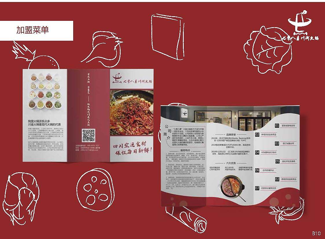 七荤八素火锅店 品牌Vi