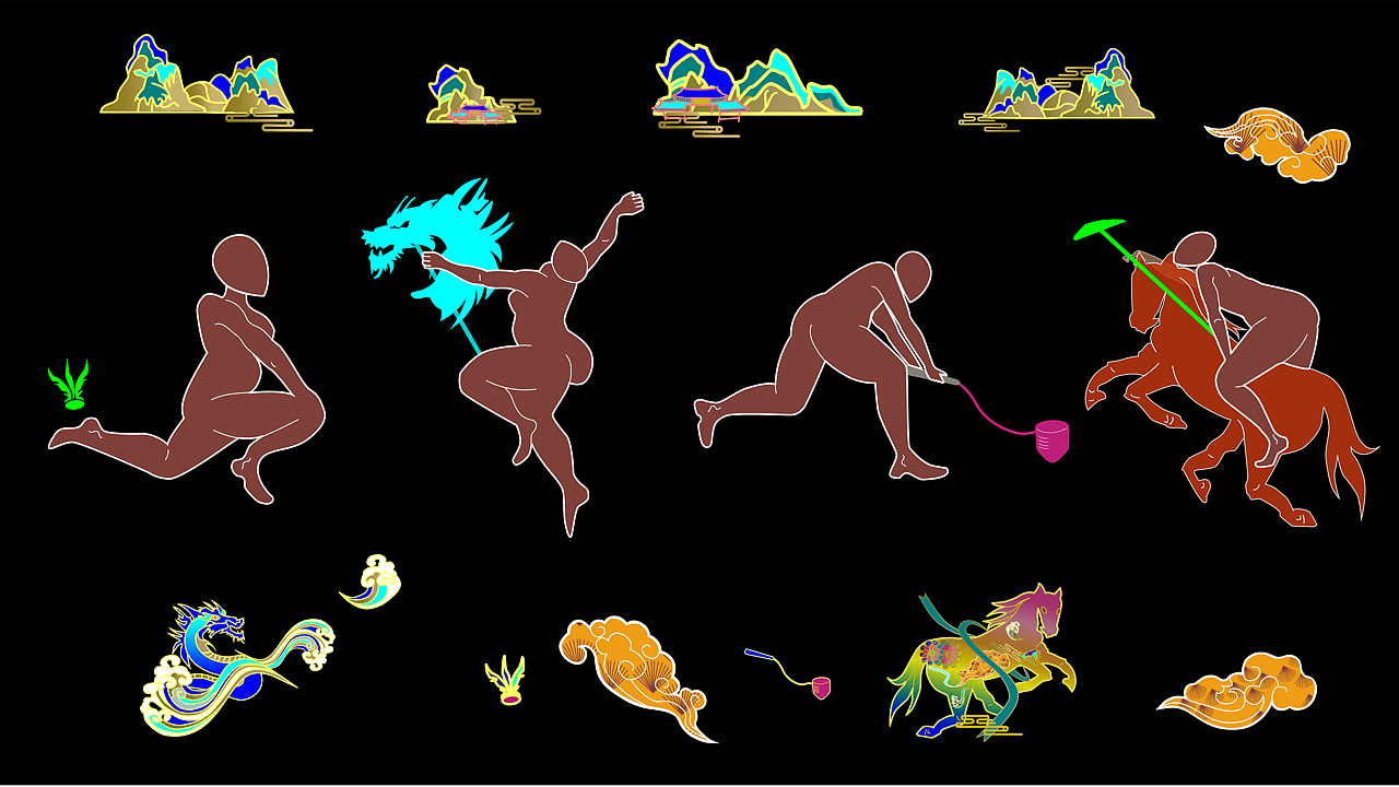 国潮运动会 | GuoChao Sports Meeting 品牌上新（图ZMjc1MTk4OTIw） - 品牌 - 站酷设计师一口吃成大胖子原创素材 - 站酷ZCOOL