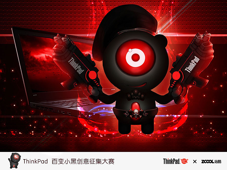 小黑（图ZMzk4MzE0NDA=） - 品牌 - 站酷设计师苹果大战香蕉原创素材 - 站酷ZCOOL