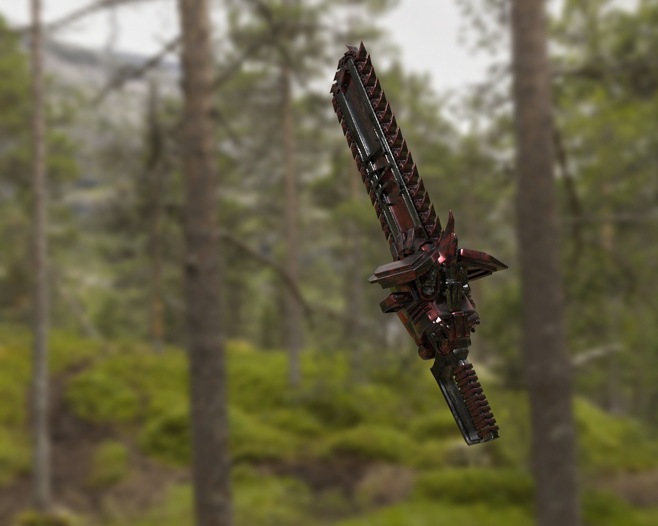 电锯巨剑|三维|机械/交通|里克杰克森 - 原创作品 - 站酷 (zcool)