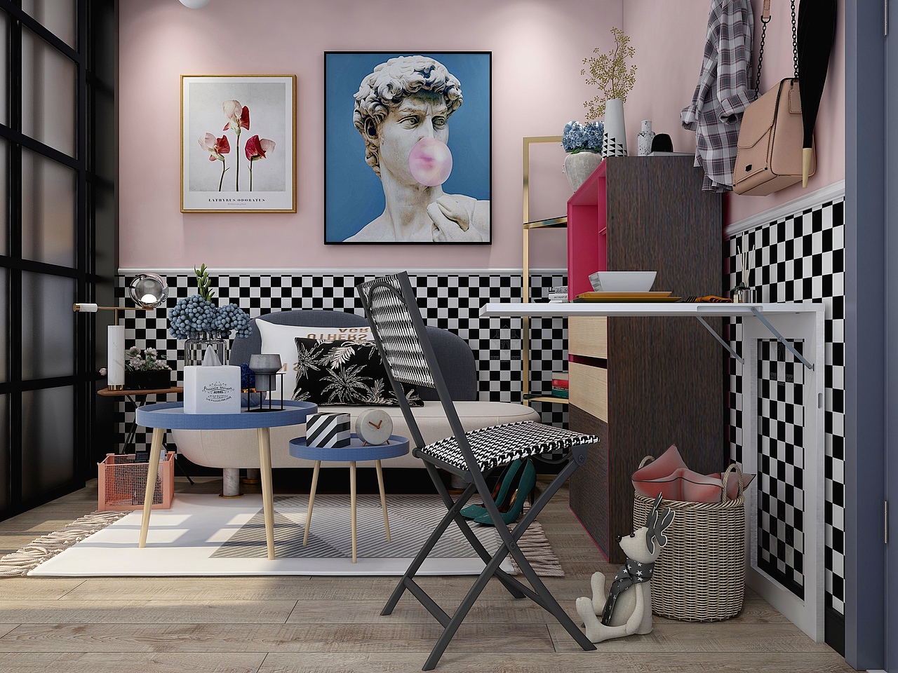 水晶粉Serenity:单身公寓