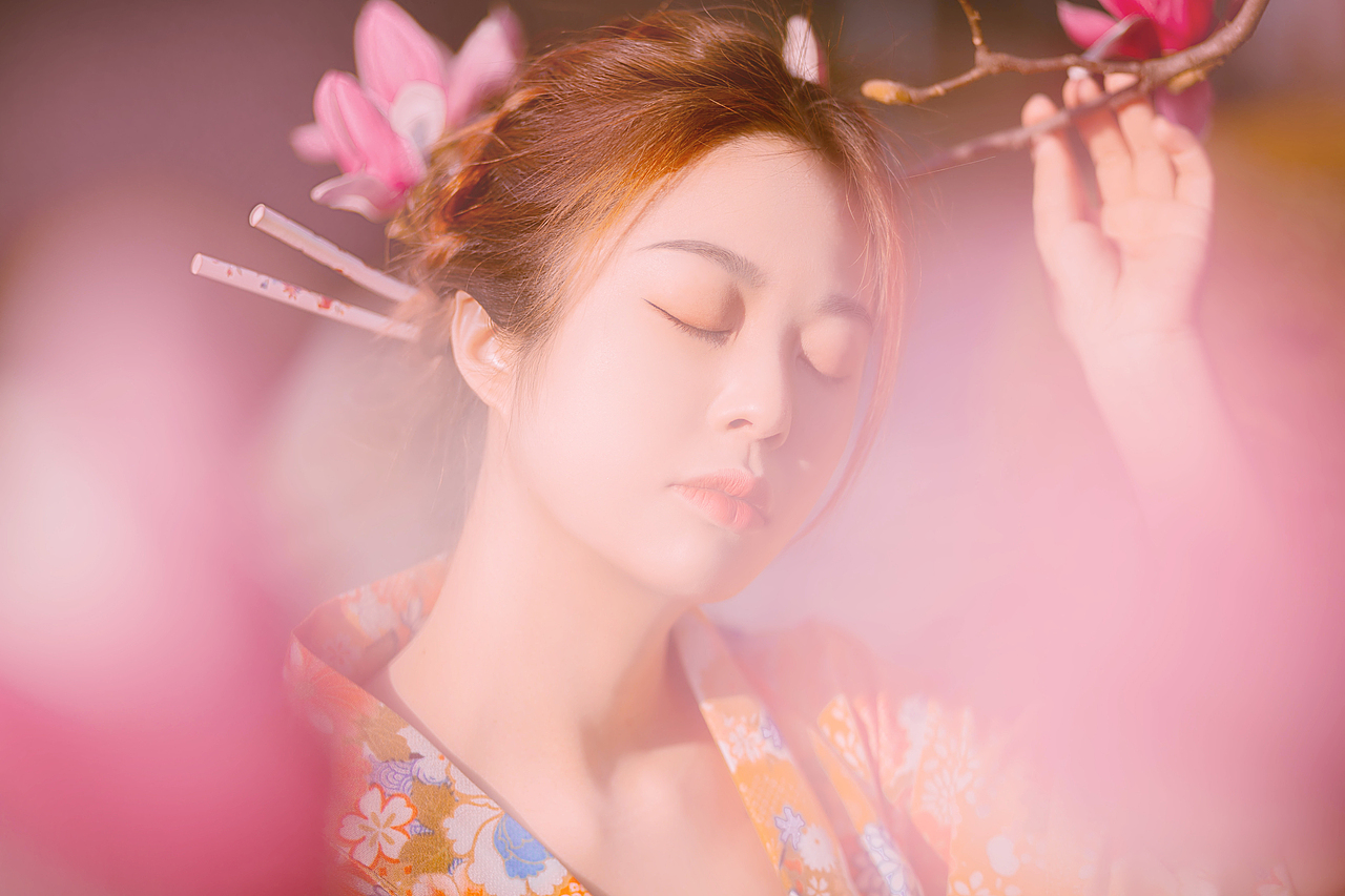 玉兰如你（图ZMjQ2MjkxMzQw） - 人像摄影 - 站酷设计师Honjia原创素材 - 站酷ZCOOL