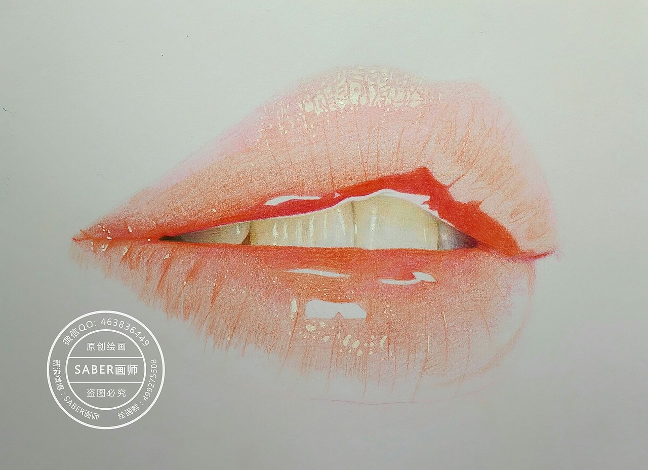 《朱唇一点桃花殷》（图ZMTA5MTI2NTgw） - 绘画 - 站酷设计师漫艺手绘原创素材 - 站酷ZCOOL