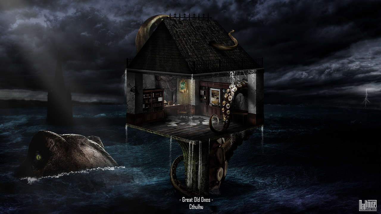 《旧日支配者的房间》（图ZNzExMzk2ODg=） - 其他平面 - 站酷设计师邪恶的橘子原创素材 - 站酷ZCOOL