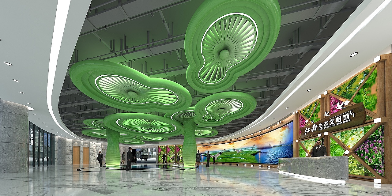洛阳城市展厅设计找专业智慧城市展厅设计公司（图ZMTg3NDUxNjA4） - 家装设计 - 站酷设计师河南天恒装饰公司原创素材 - 站酷ZCOOL
