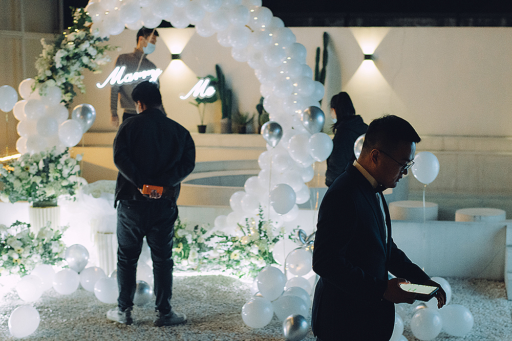 二二年一月十五日求婚跟拍