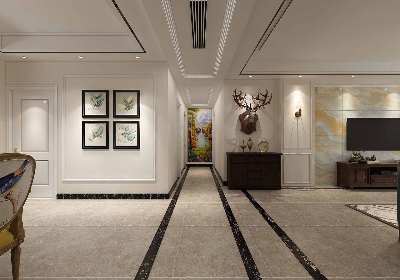 美式客餐厅（图ZMTU5MjcwODIw） - 家装设计 - 站酷设计师一九九二效果图原创素材 - 站酷ZCOOL