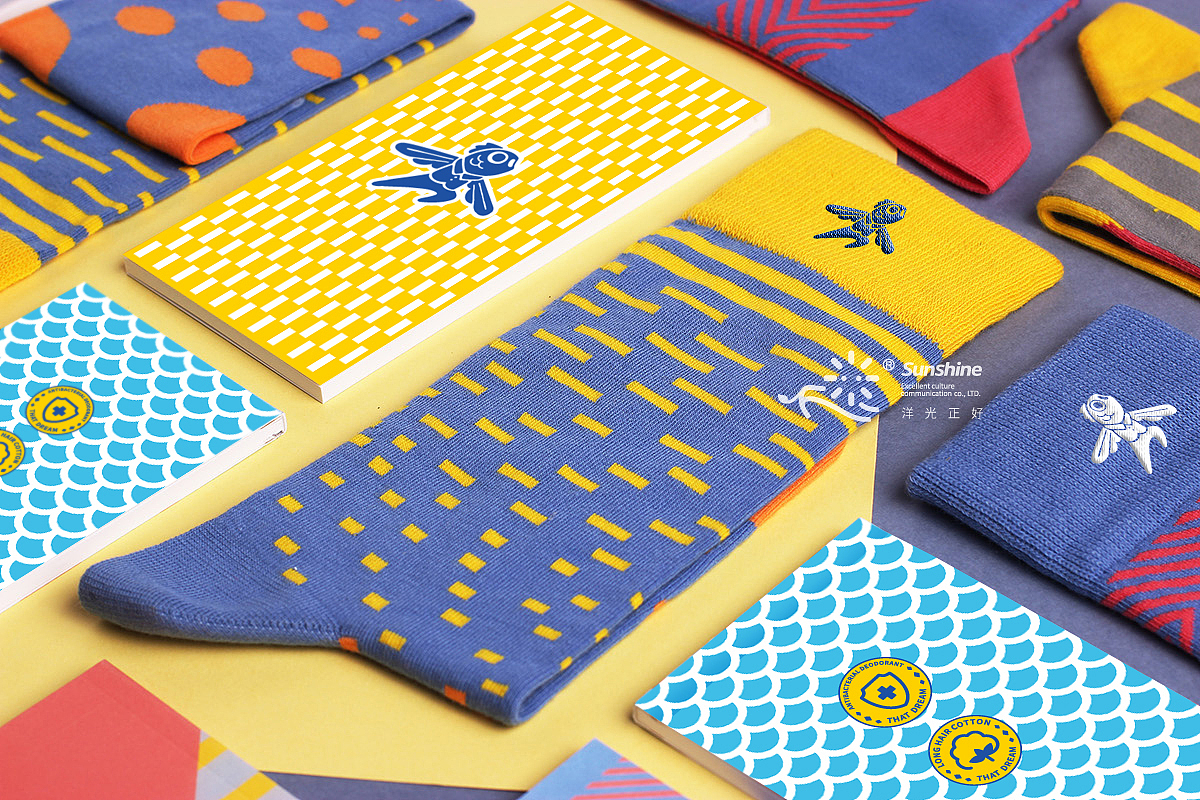 包装 包装设计 潮玩LOGO 潮牌LOGO 服装 袜子 包装 vi