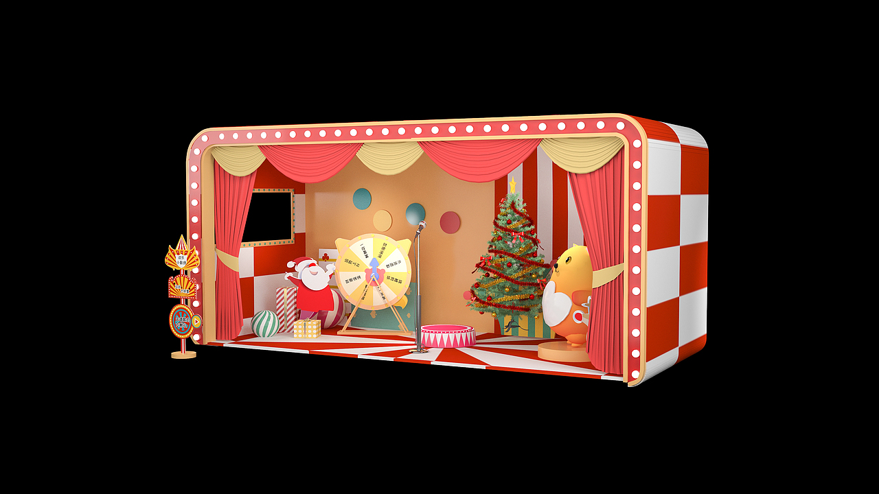 马戏团主题美陈（图ZMjY3MTI5MDg4） - 建筑/空间 - 站酷设计师BRINGbring原创素材 - 站酷ZCOOL