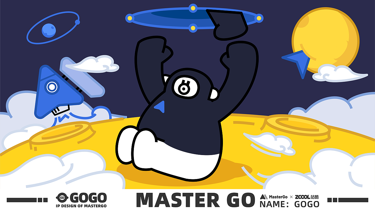 MasterGo IP形象设计-GOGO(图ZMzA1MTE5Mzky) - IP形象 - 站酷设计师积极设计原创素材 - 站酷ZCOOL