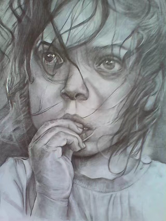 小女孩（图ZMTE2MTg3MjEy） - 单幅漫画 - 站酷设计师幽灵冥深原创素材 - 站酷ZCOOL