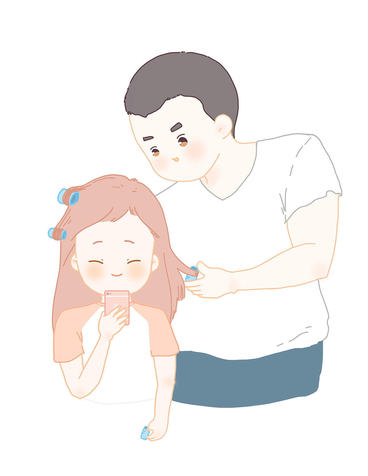 平凡的我 平凡的画着