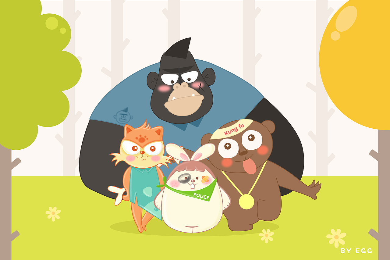 角色（图ZMTIzODc4NjA0） - 商业插画 - 站酷设计师luoyingegg原创素材 - 站酷ZCOOL